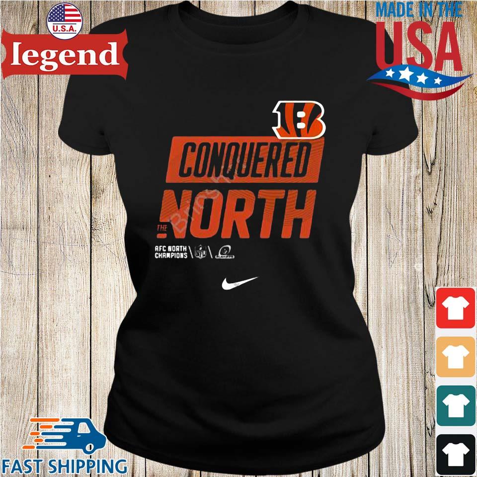 Cincinnati bengals conquered north shirt, hoodie, longsleeve tee