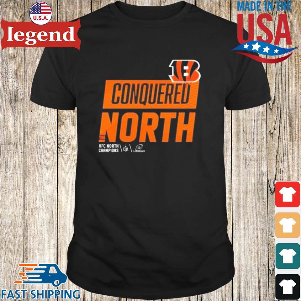 Cincinnati Bengals Conquered The North 2022 AFC North Champions shirt,  hoodie, sweater, long sleeve and tank top