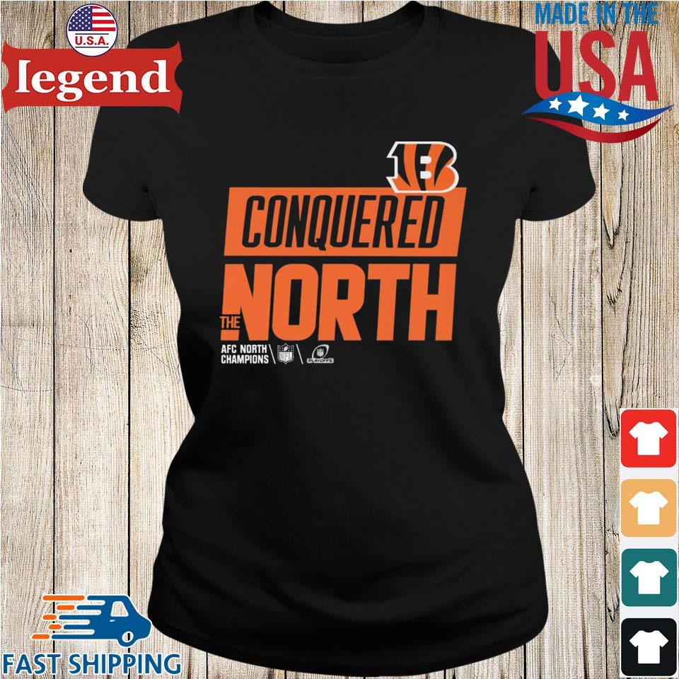 Cincinnati Bengals Conquered The North 2022 AFC North Champions shirt,  hoodie, sweater, long sleeve and tank top