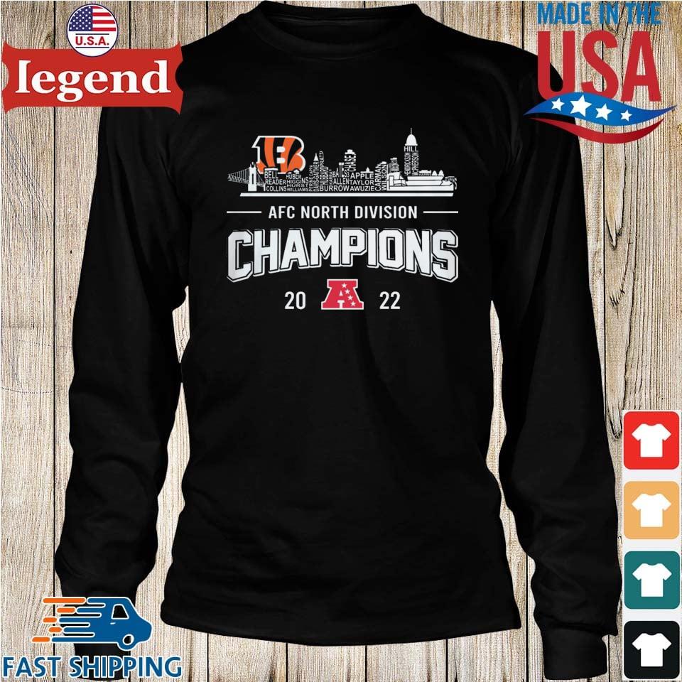 Cincinnati Bengals Skyline 2022 Afc North Division Champions Shirt