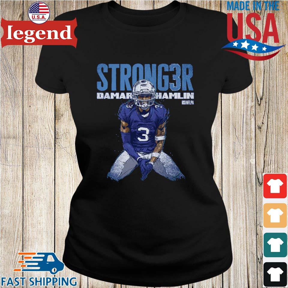 Damar Hamlin Buffalo Strong3r T-shirt,Sweater, Hoodie, And Long Sleeved,  Ladies, Tank Top