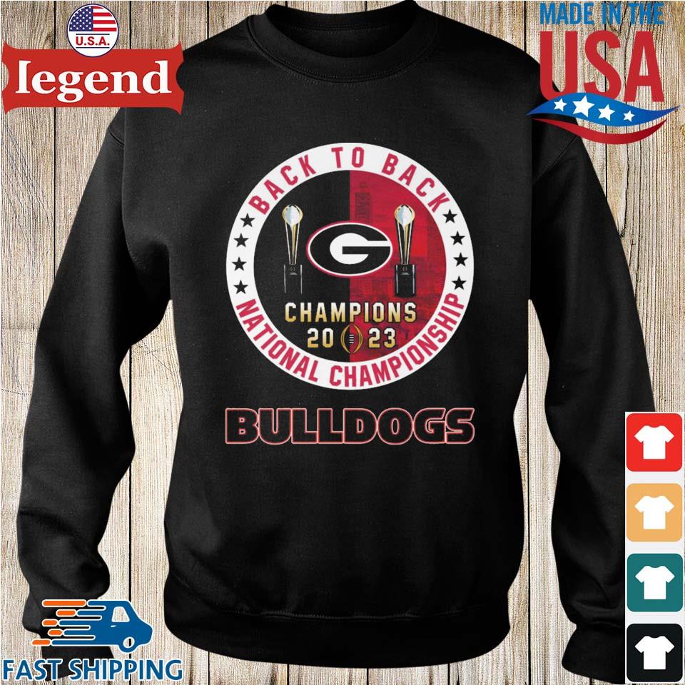 Georgia Bulldogs Back-To-Back T-shirt, National Championship T