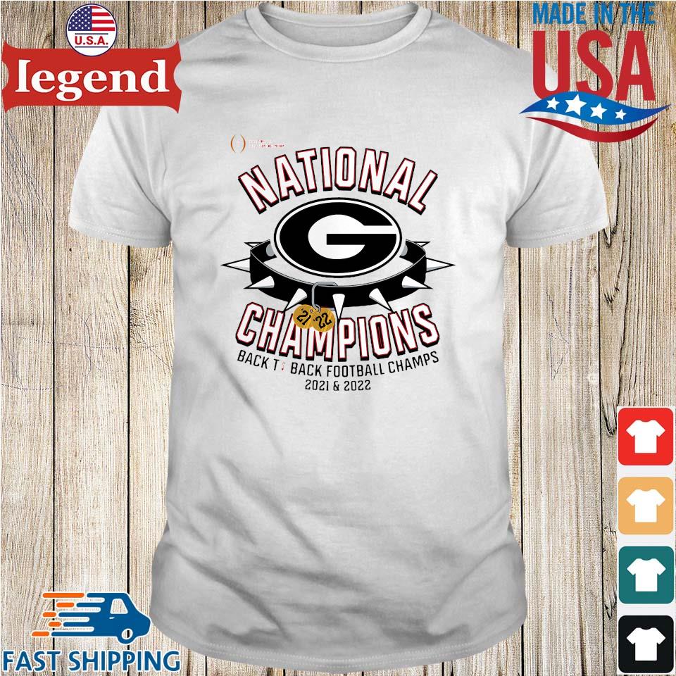 Georgia Bulldogs Back-To-Back T-shirt, National Championship T