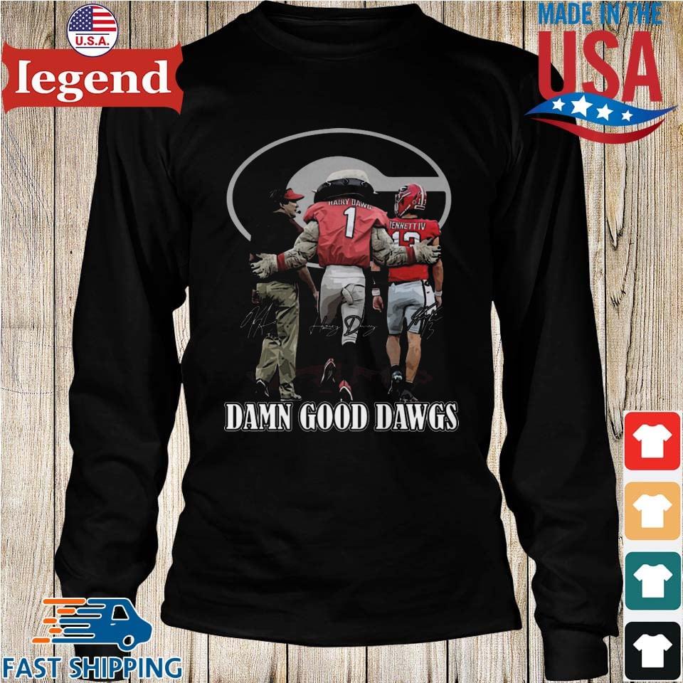 Georgia Bulldogs Hairy Dawg And Hugh Signature Shirt, hoodie, sweater, long  sleeve and tank top