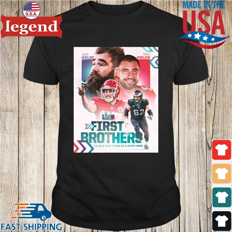 Kelce Jersey, Football Tshirt, Travis Kelce & Jason Kelce - Kelce Bowl Shirt