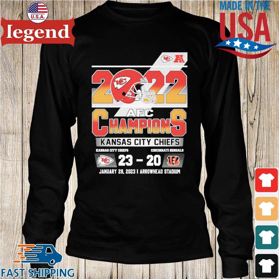 Cincinnati Bengals Vs Kansas City Chiefs 2023 AFC championship shirt,  hoodie, sweater, long sleeve and tank top