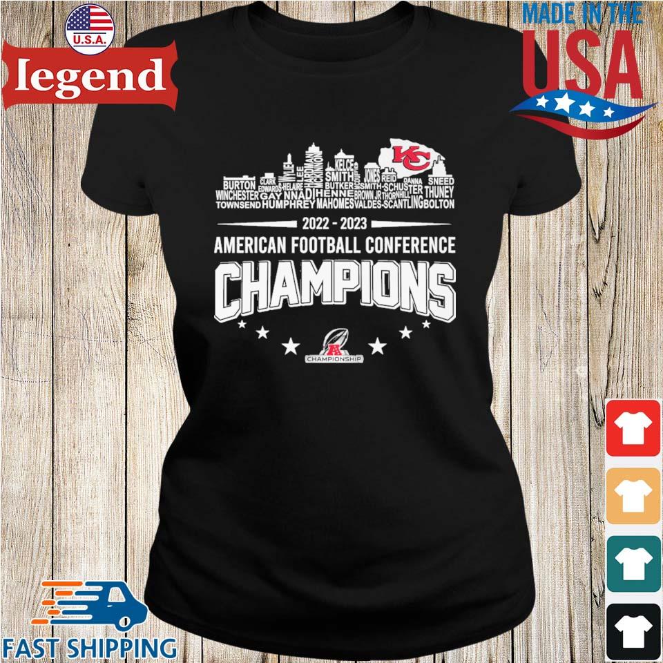 Kansas City Chiefs 2022-2023 American Football Conference Champions shirt