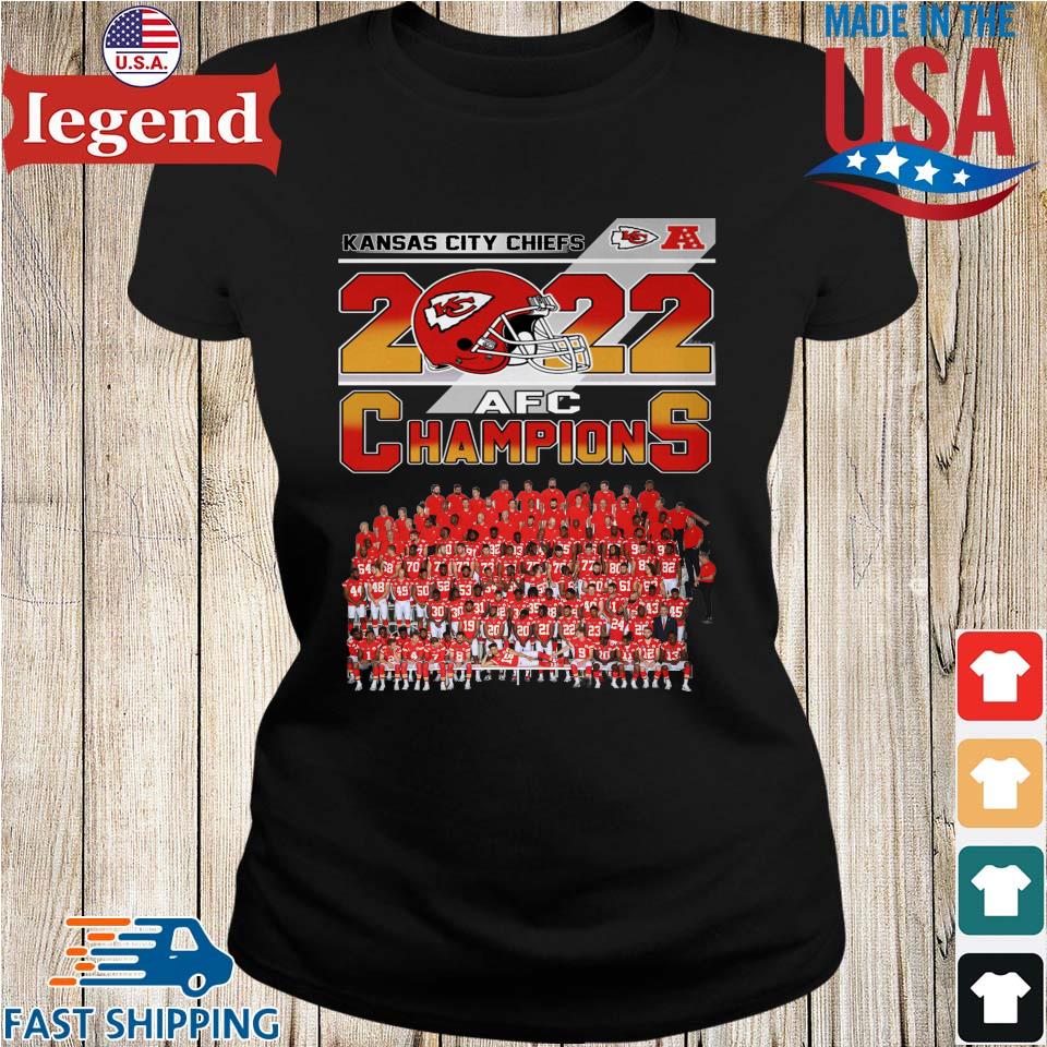 Kansas City Chiefs AFC Champions Players T-Shirt - Yesweli