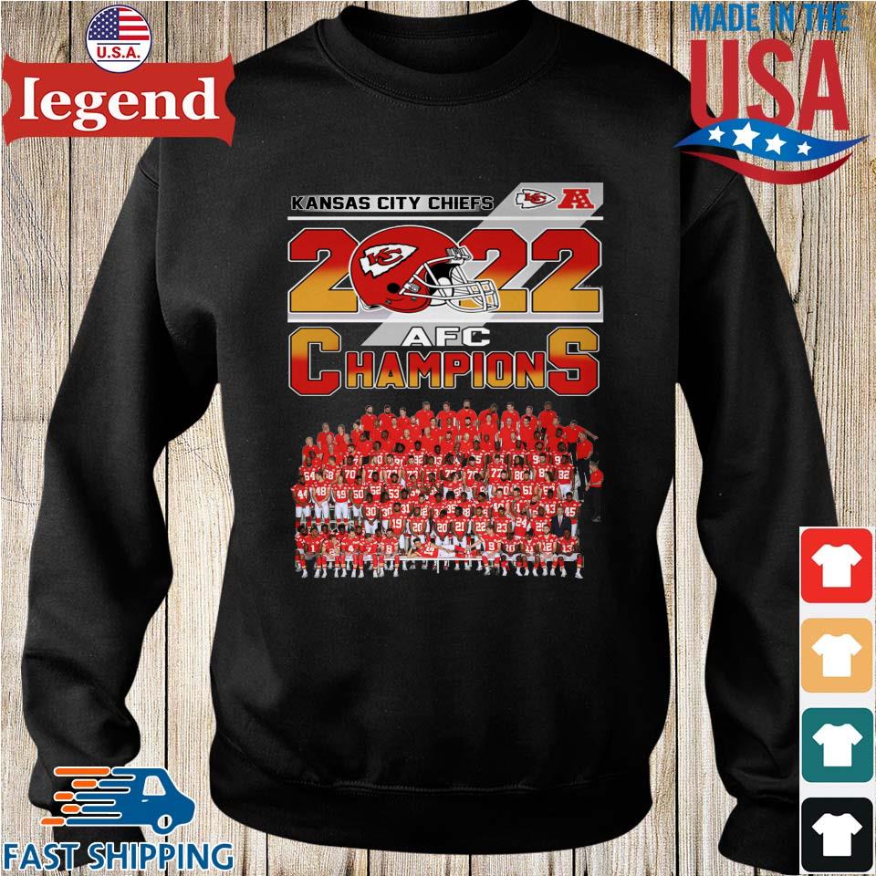 Kansas City Chiefs AFC Champions Players T-Shirt - Yesweli