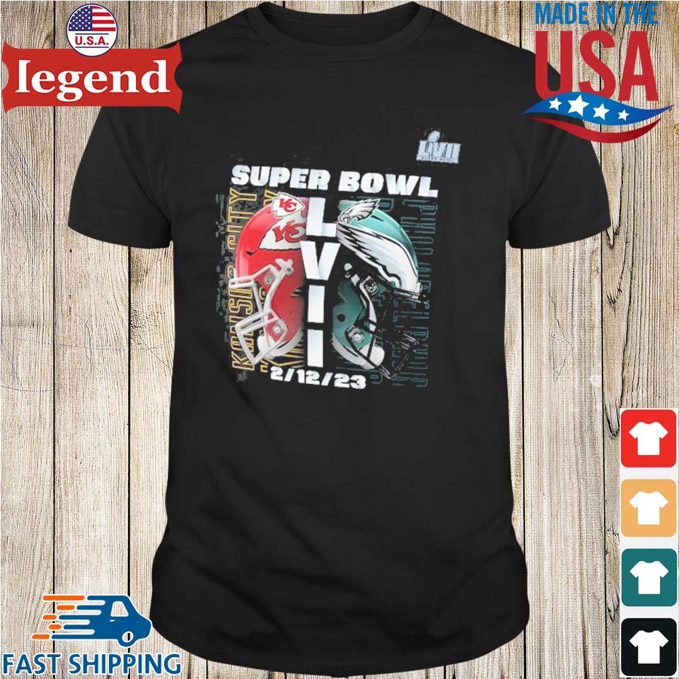 Super Bowl LVII T-Shirt Philadelphia Eagles Vs Kansas City Chiefs