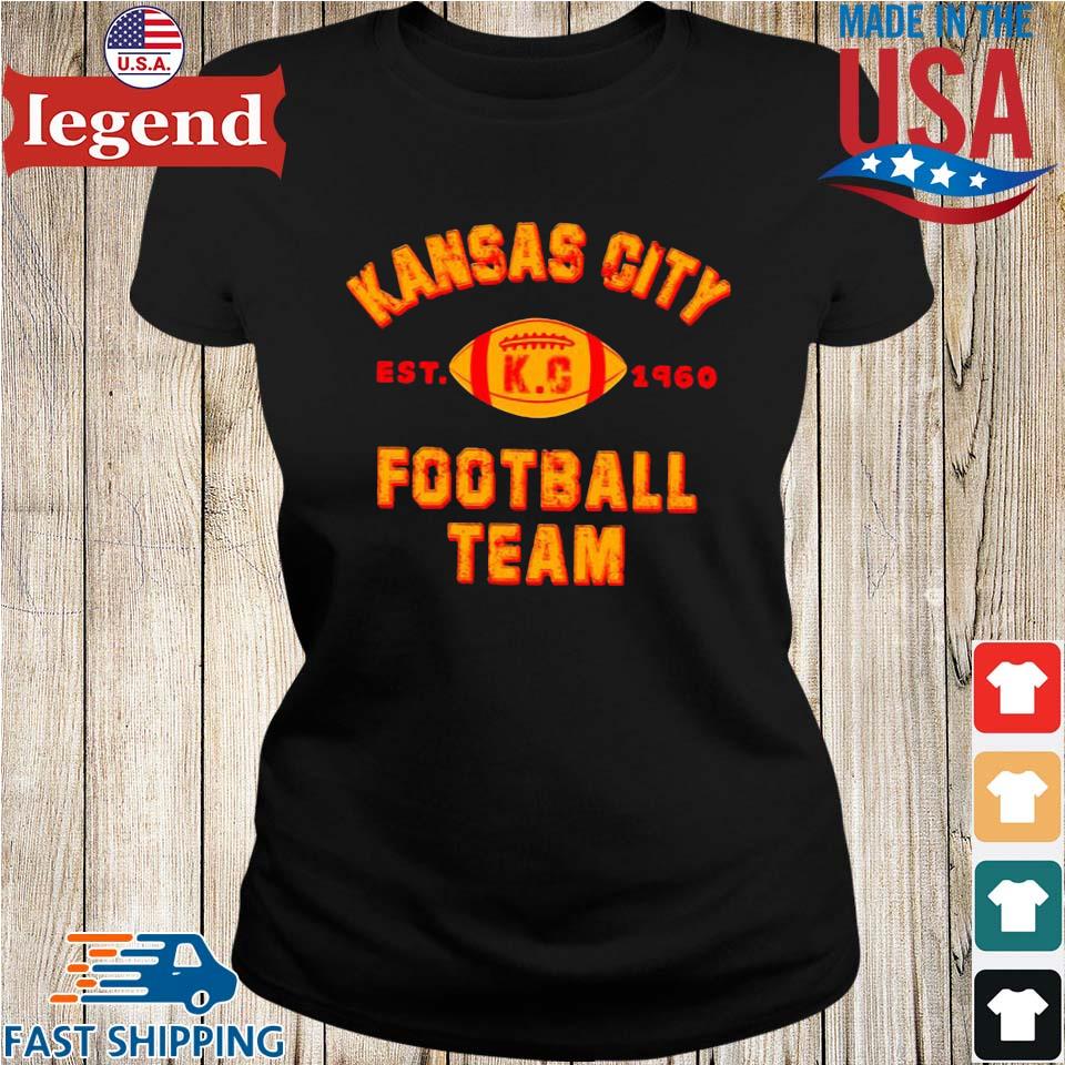 Kansas City Football Team Est 1960 Chiefs Jersey T-shirt,Sweater, Hoodie,  And Long Sleeved, Ladies, Tank Top