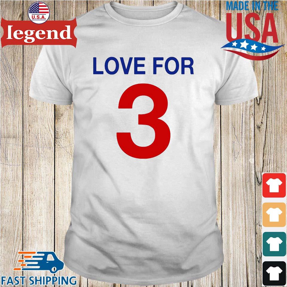 Love For 3 Damar Hamlin Shirt - Trendingnowe