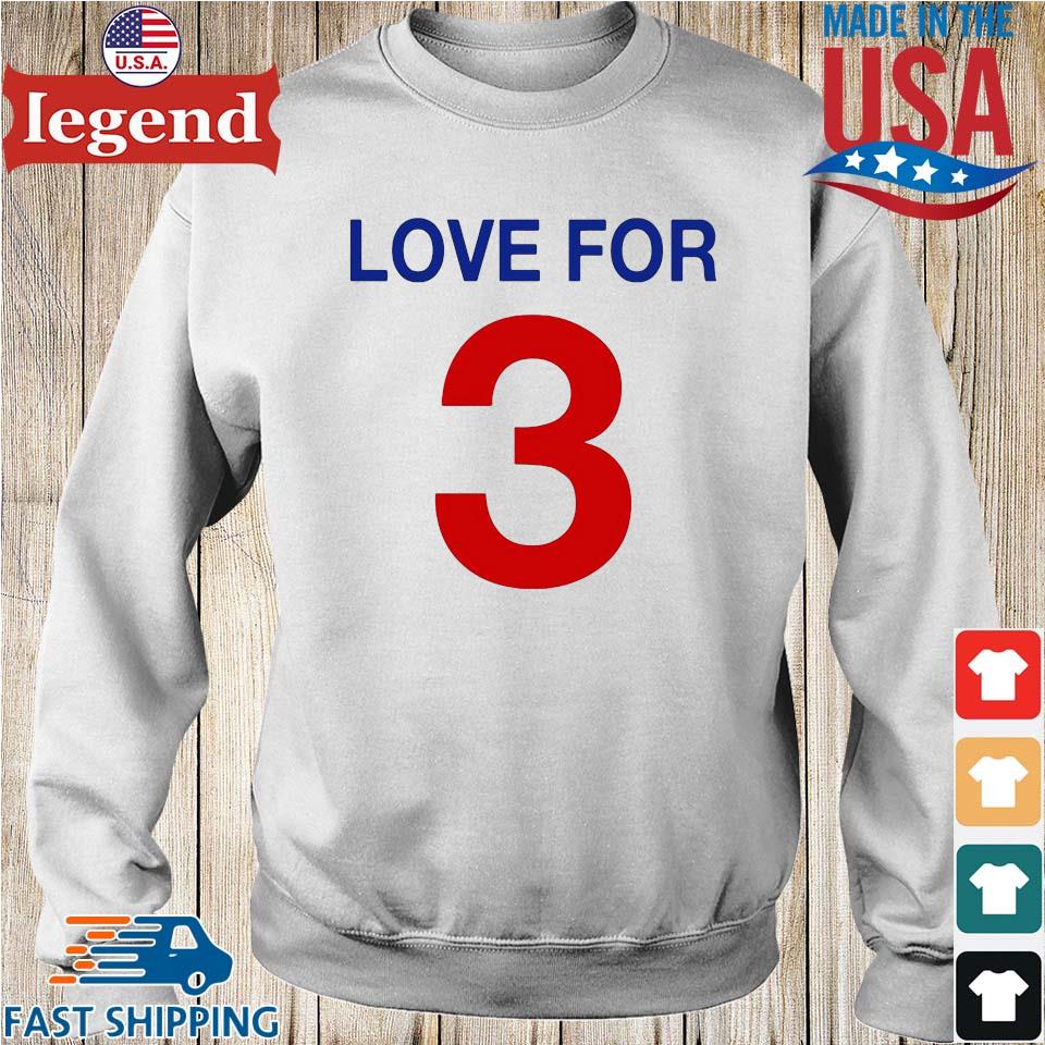 Love for 3 Damar Hamlin shirt, hoodie, sweater, long sleeve and