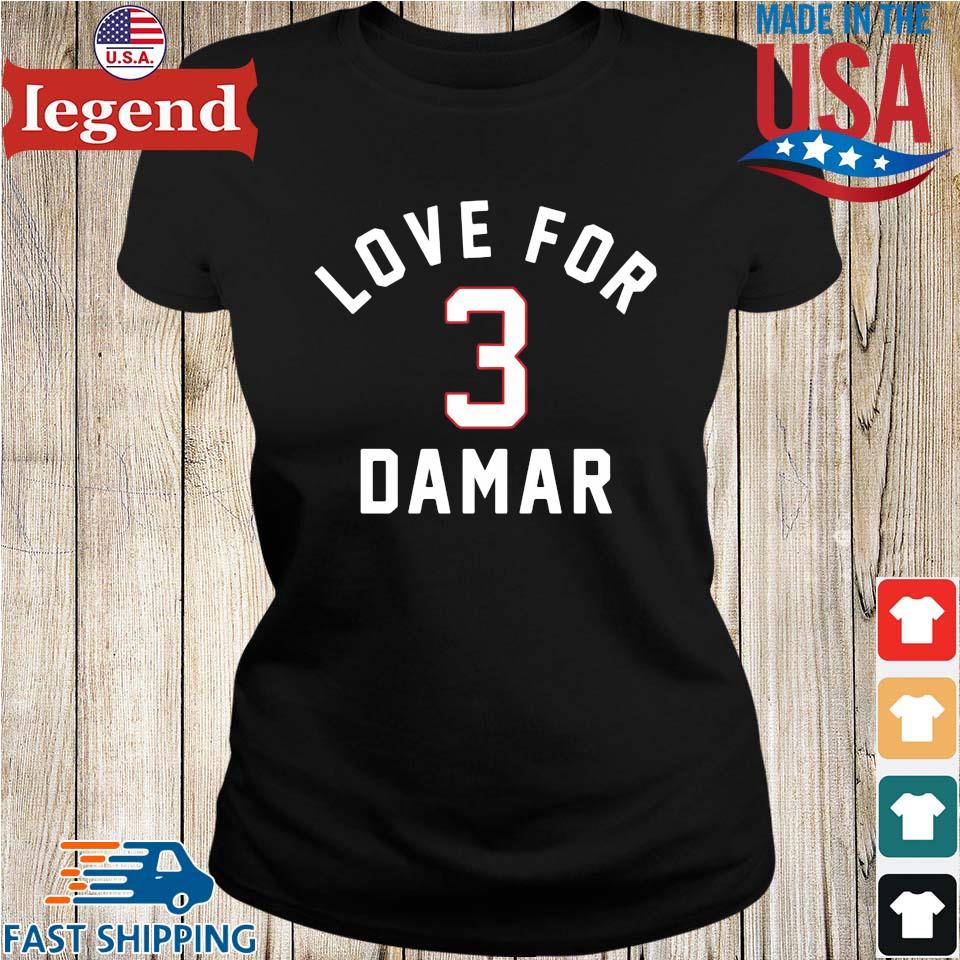 Love For 3 Damar Shirt, Custom prints store