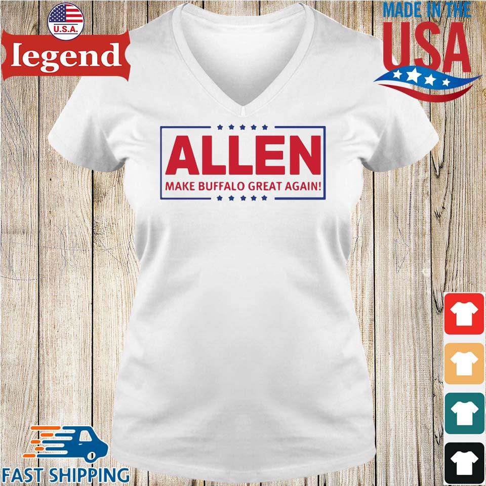 Top Make buffalo great again allen mbga josh allen shirt, hoodie, sweater,  long sleeve and tank top