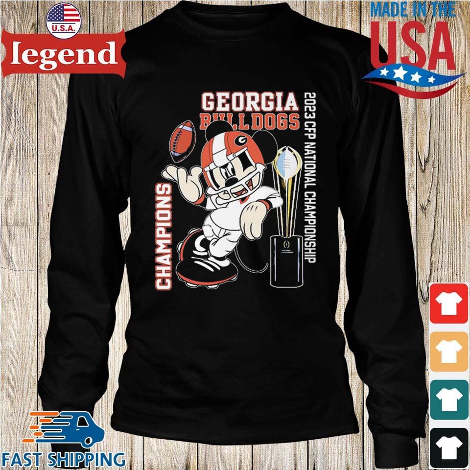 Mickey Mouse Georgia Bulldogs 2022 CFP National Championship Shirt