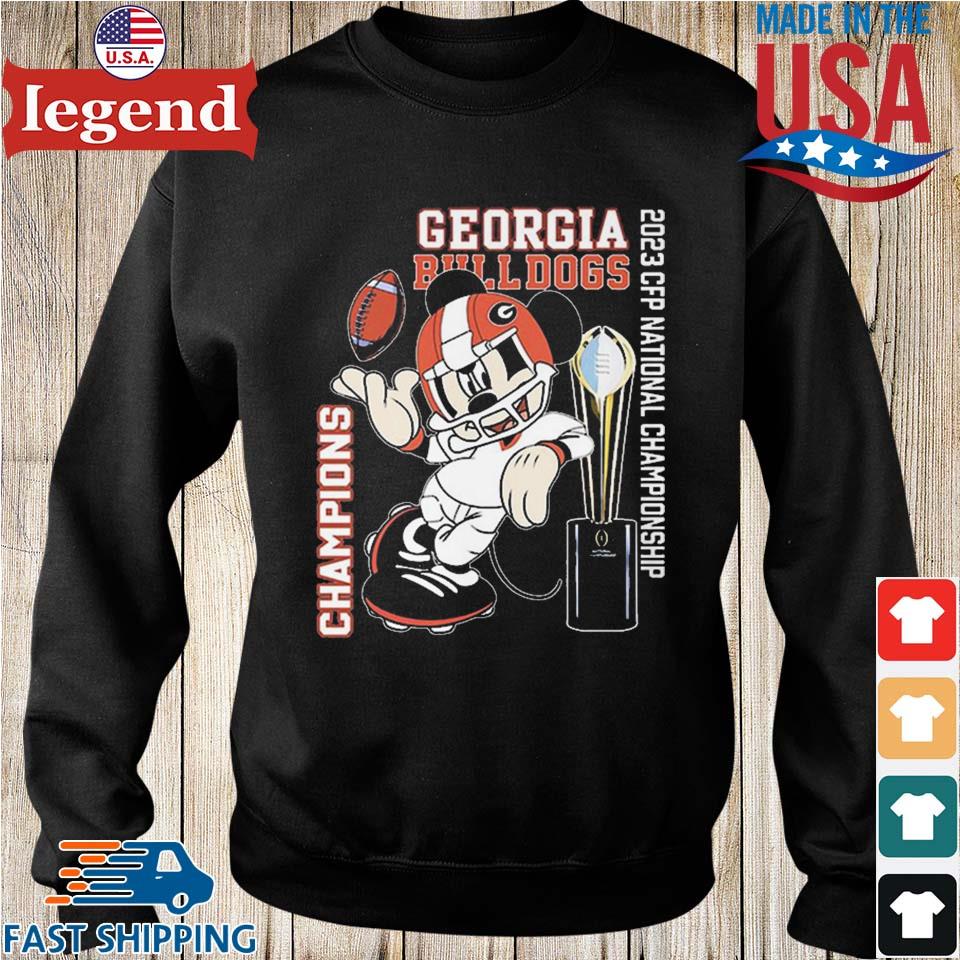 Mickey Mouse Georgia Bulldogs 2022 CFP National Championship Shirt