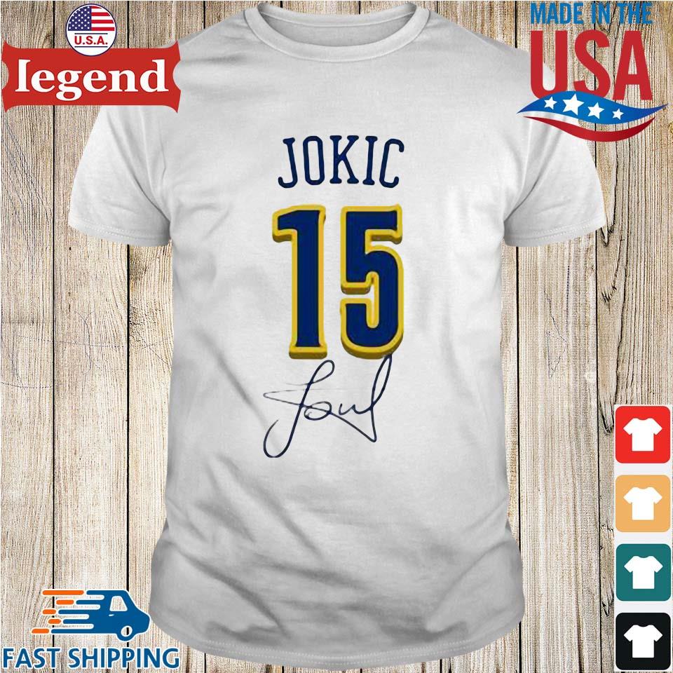 Official Nikola Jokic Denver Nuggets signature Shirt