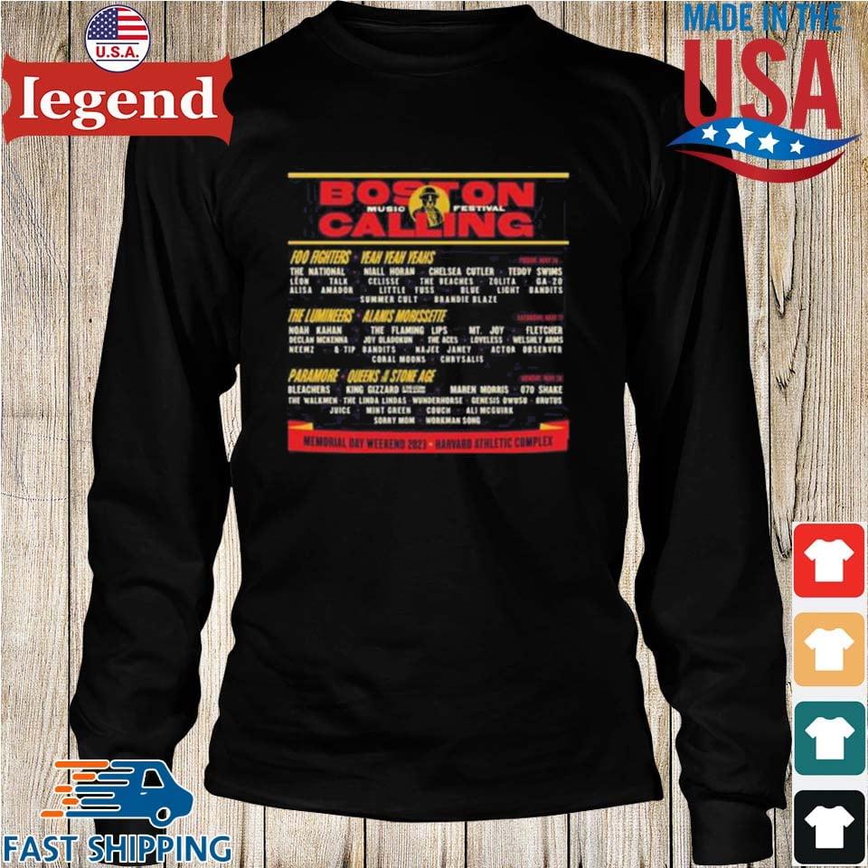 Official Boston Calling Music Festival Memorial Day Weekend 2023 Harvard  Athletic Complex Poster T-shirt,Sweater, Hoodie, And Long Sleeved, Ladies,  Tank Top