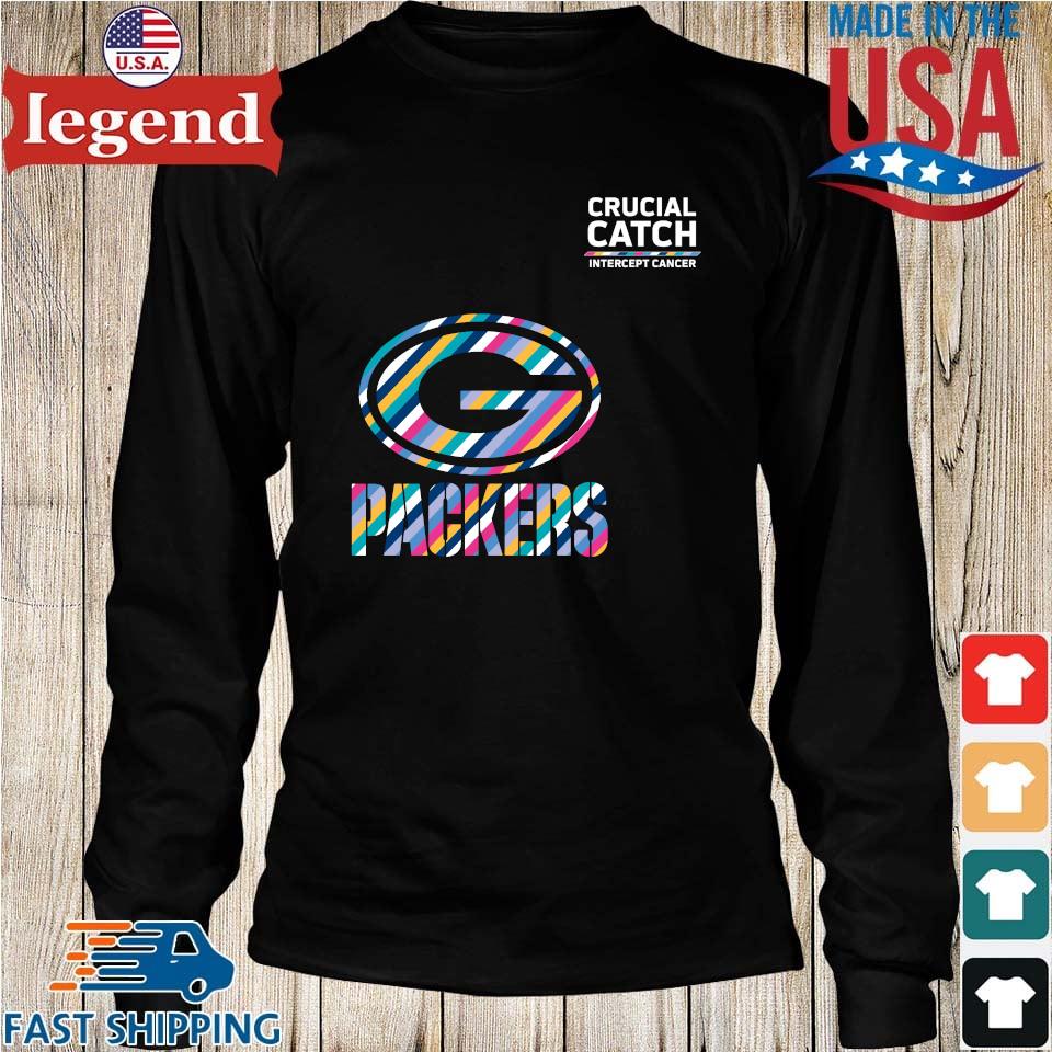 Crucial Catch Intercept Cancer Green Bay Packers 2023 shirt