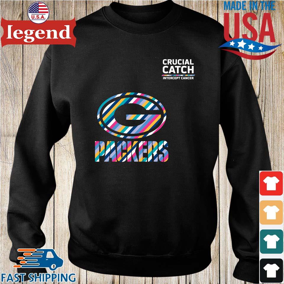 Crucial Catch Intercept Cancer Green Bay Packers 2023 shirt, hoodie,  sweater, long sleeve and tank top