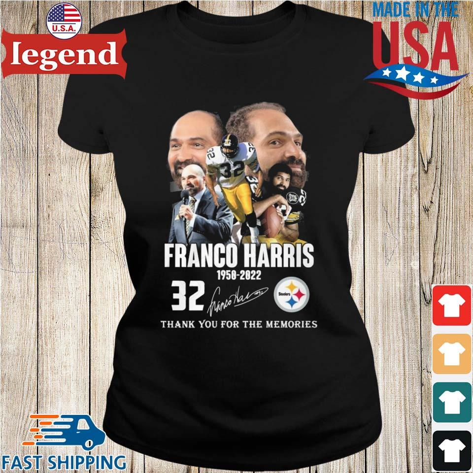 Franco Harris Shirt  Pittsburgh Steelers Franco Harris T-Shirts - Steelers  Store