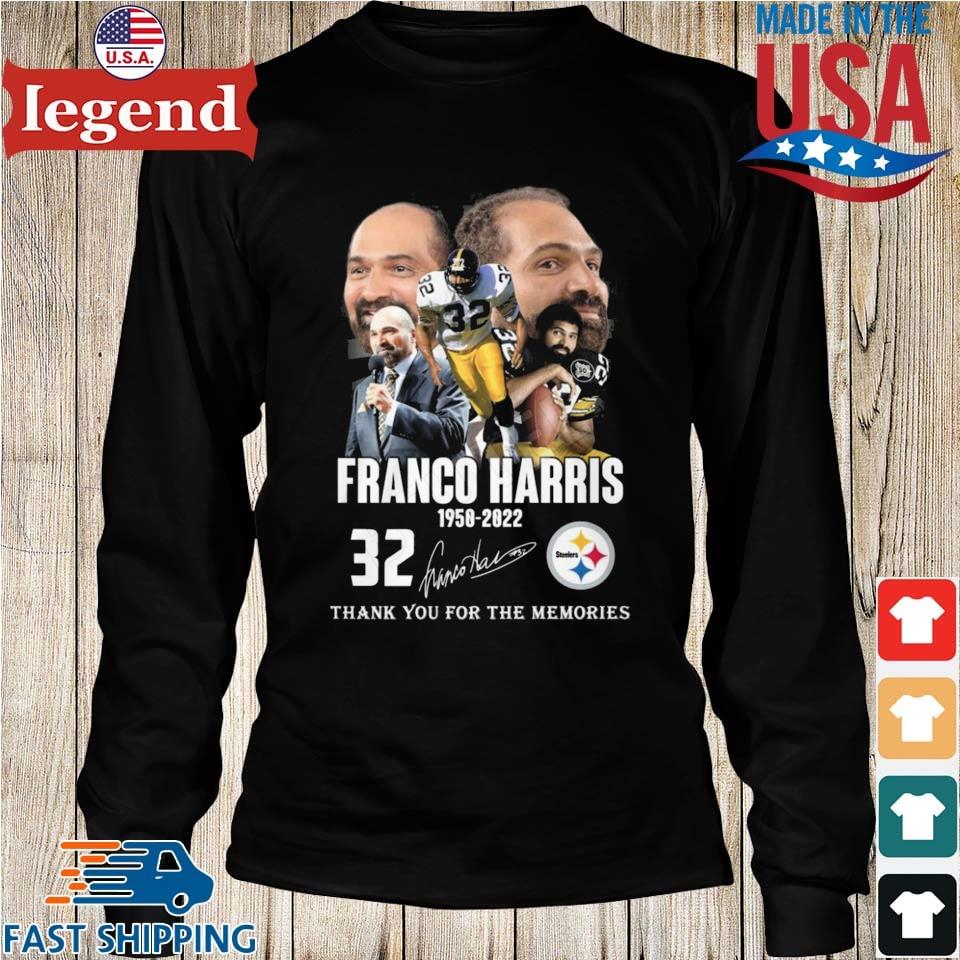 Franco Harris Pittsburgh Steelers Name & Number T-Shirt Gift Fan S-4XL