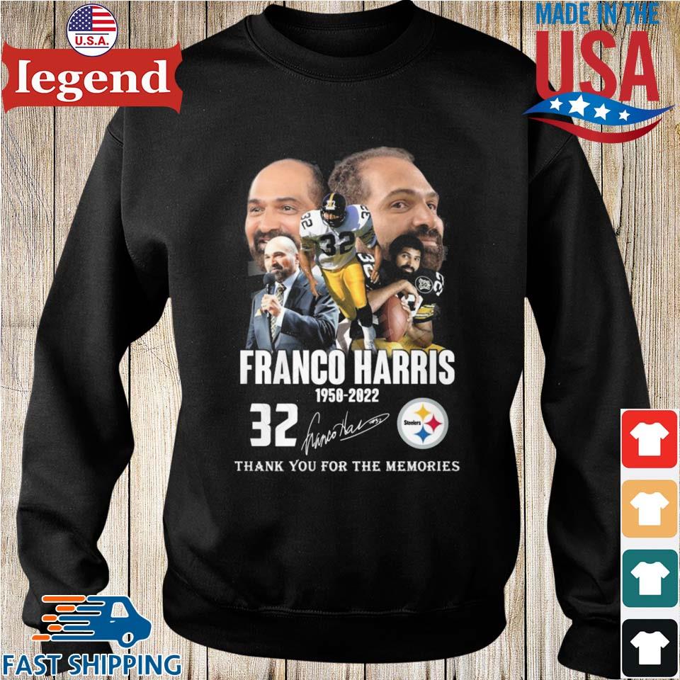 Pittsburgh steelers 32 Franco Harris 1950 2022 thank you for the