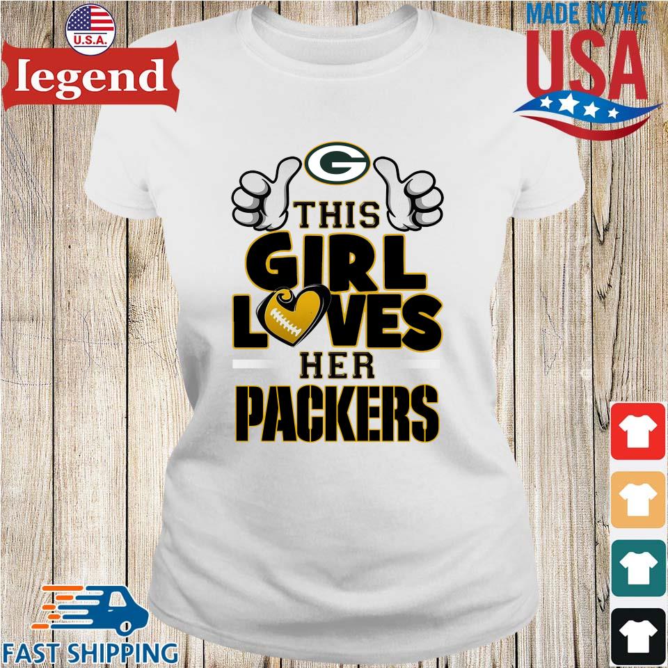 Green Bay Packers just a girl in love with her packers shirt, hoodie,  sweater, long sleeve and tank top