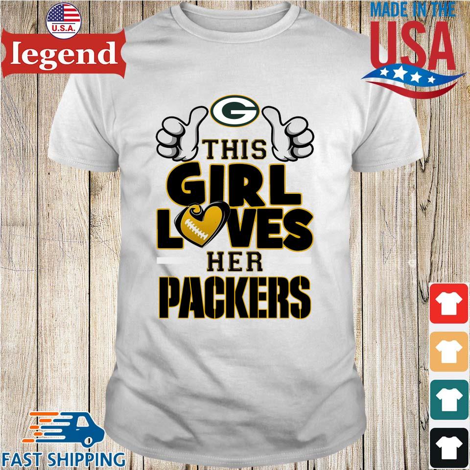 This Girl Love Her Packers Green Bay Packers Team Gift Fan Shirt