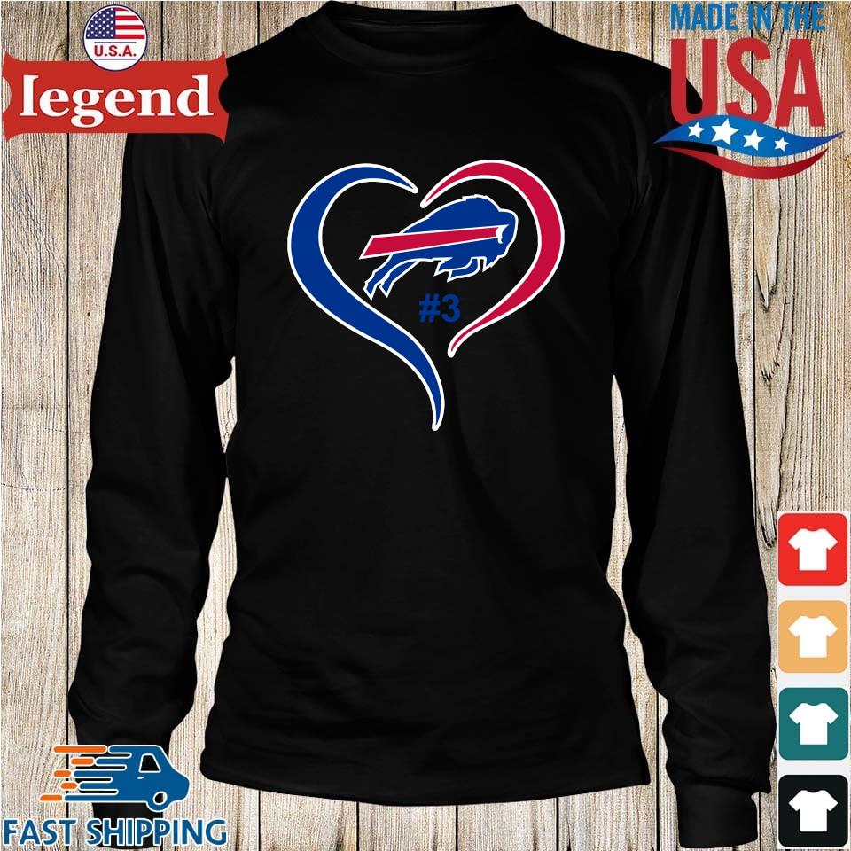 Damar Hamlin Heart 3 shirt, hoodie, sweater, long sleeve and tank top