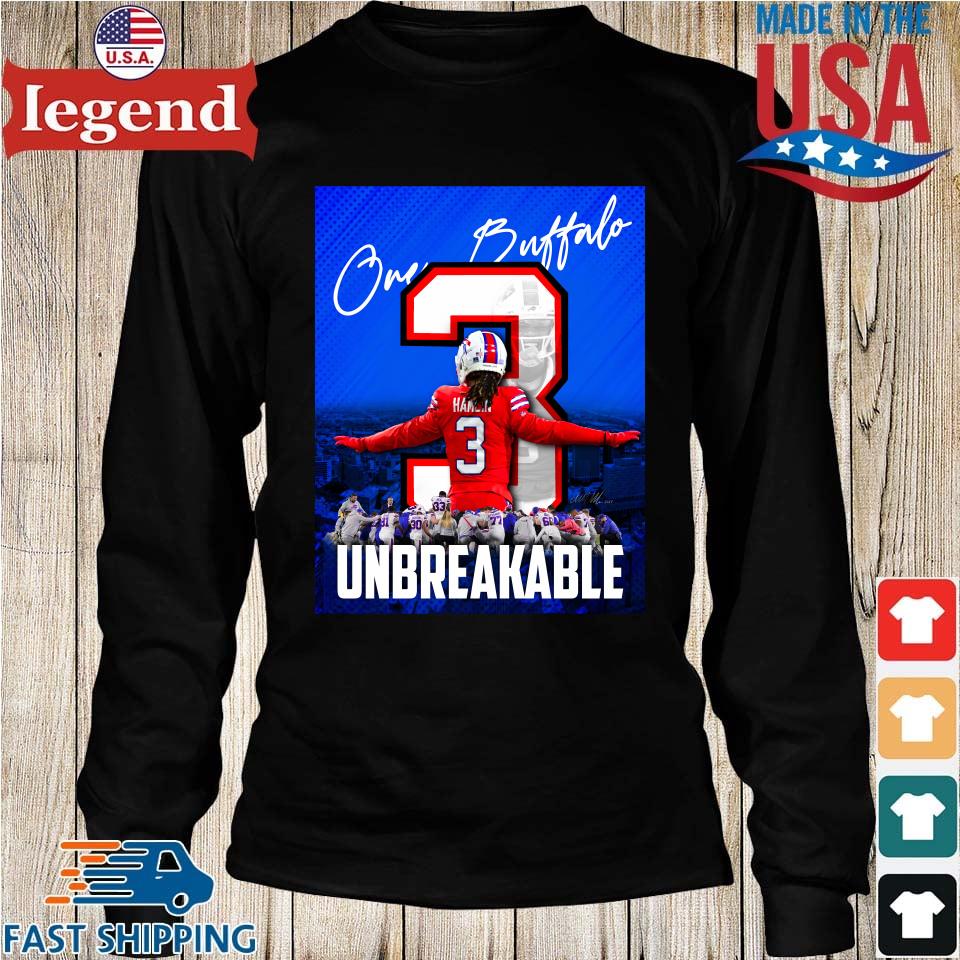 Damar Hamlin One Buffalo Bills Unbreakable 2023 Shirt