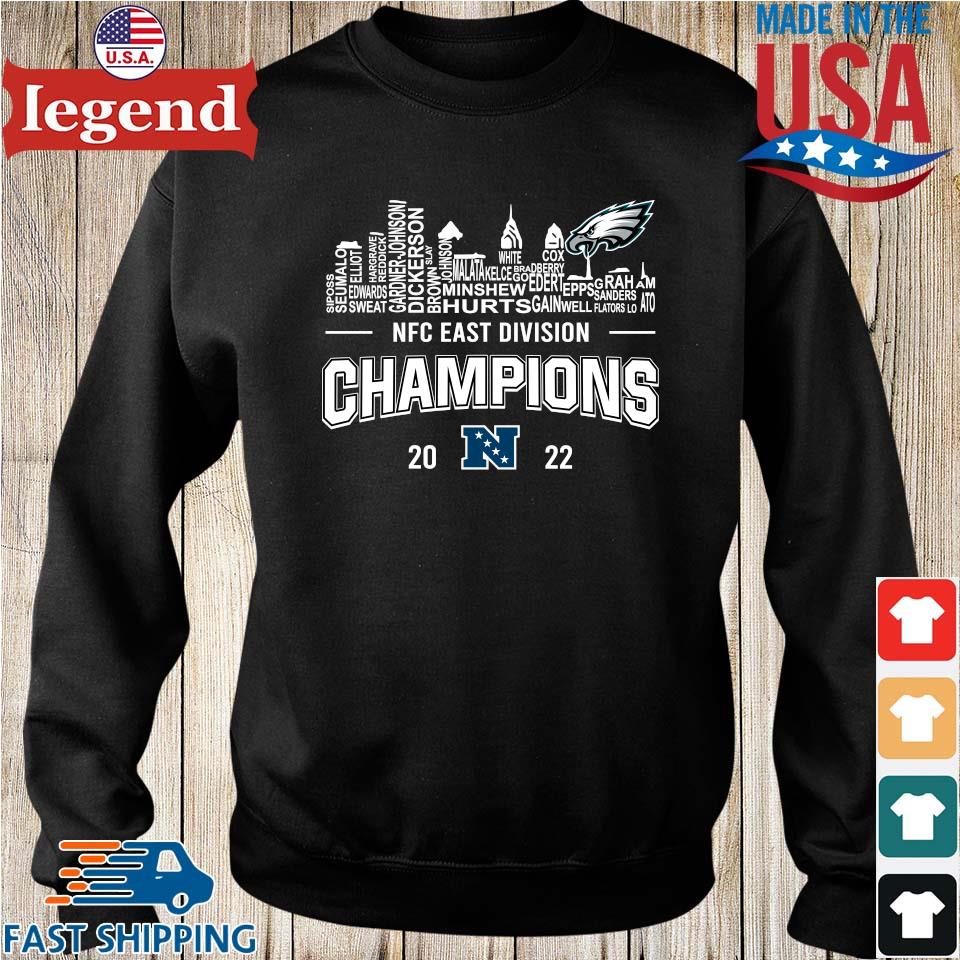 2023 Philadelphia Eagles NFC east division champions shirt, hoodie, sweater  and long sleeve