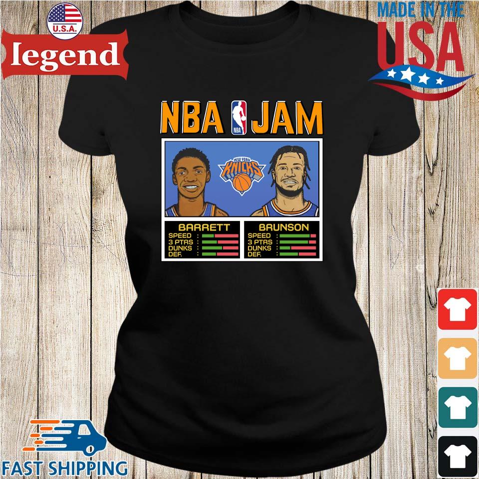 nba jam t shirt knicks