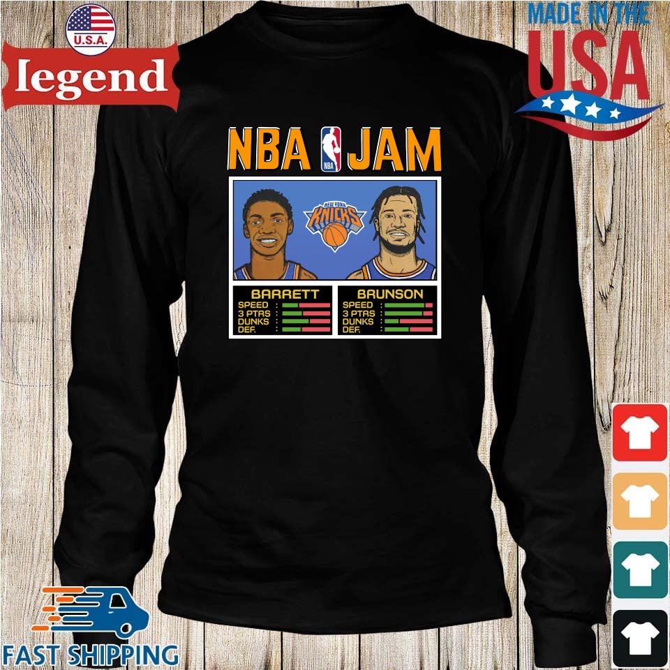 nba jam t shirt knicks