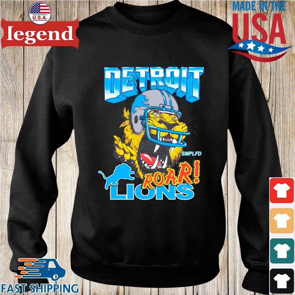 Official Smplfd X Lions Roar Detroit Lions T-shirt,Sweater, Hoodie, And  Long Sleeved, Ladies, Tank Top