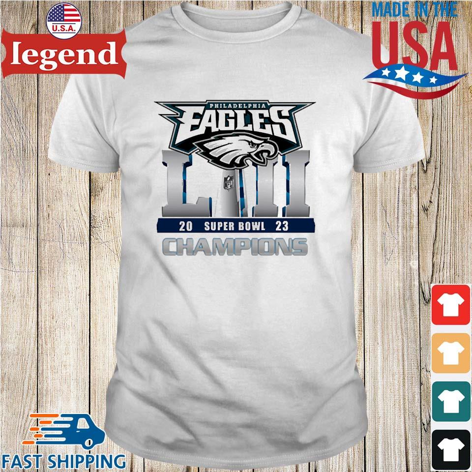 Philadelphia Eagles NFL Champions Super Bowl LVII 2023 T-shirt,Sweater,  Hoodie, And Long Sleeved, Ladies, Tank Top