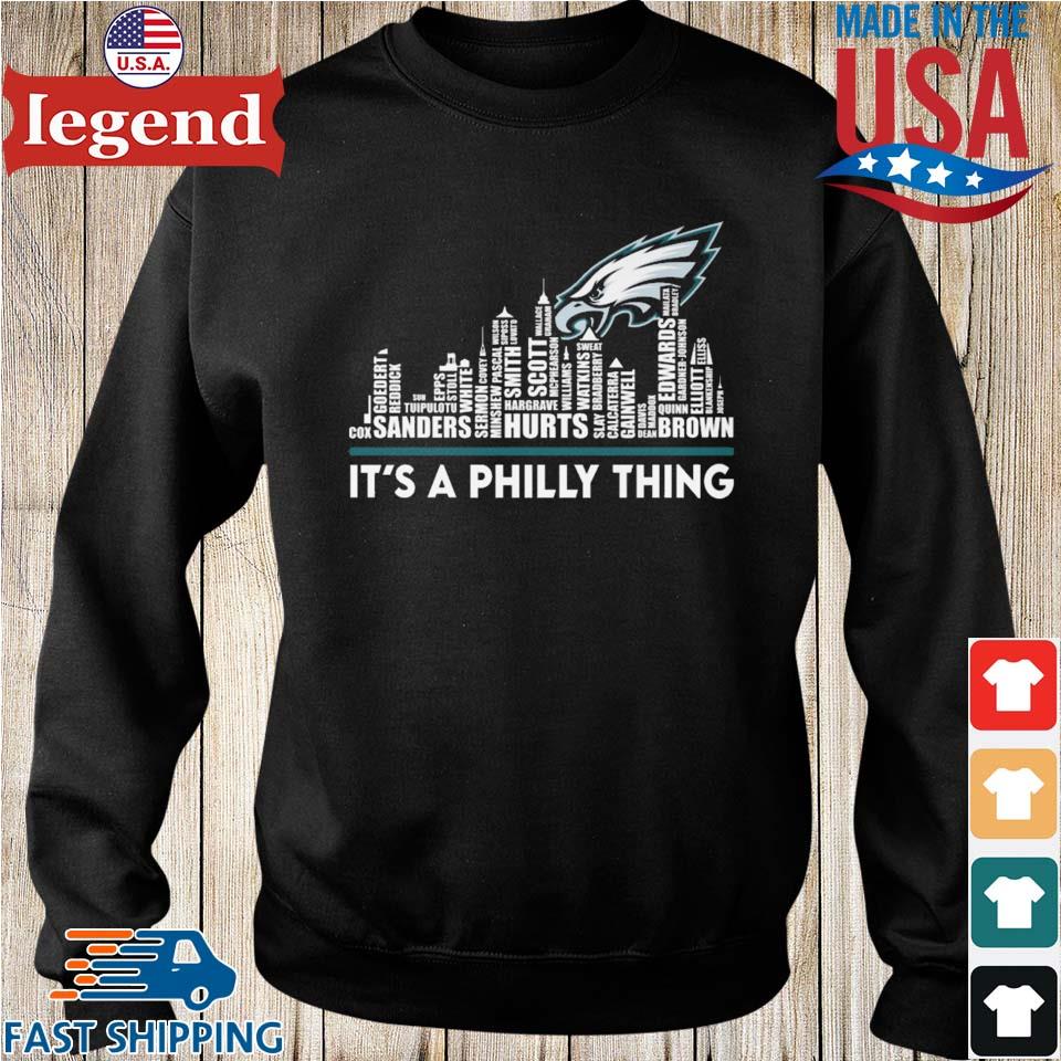 Philadelphia Eagles Premium Black Long Sleeve Tee – All Things Philly