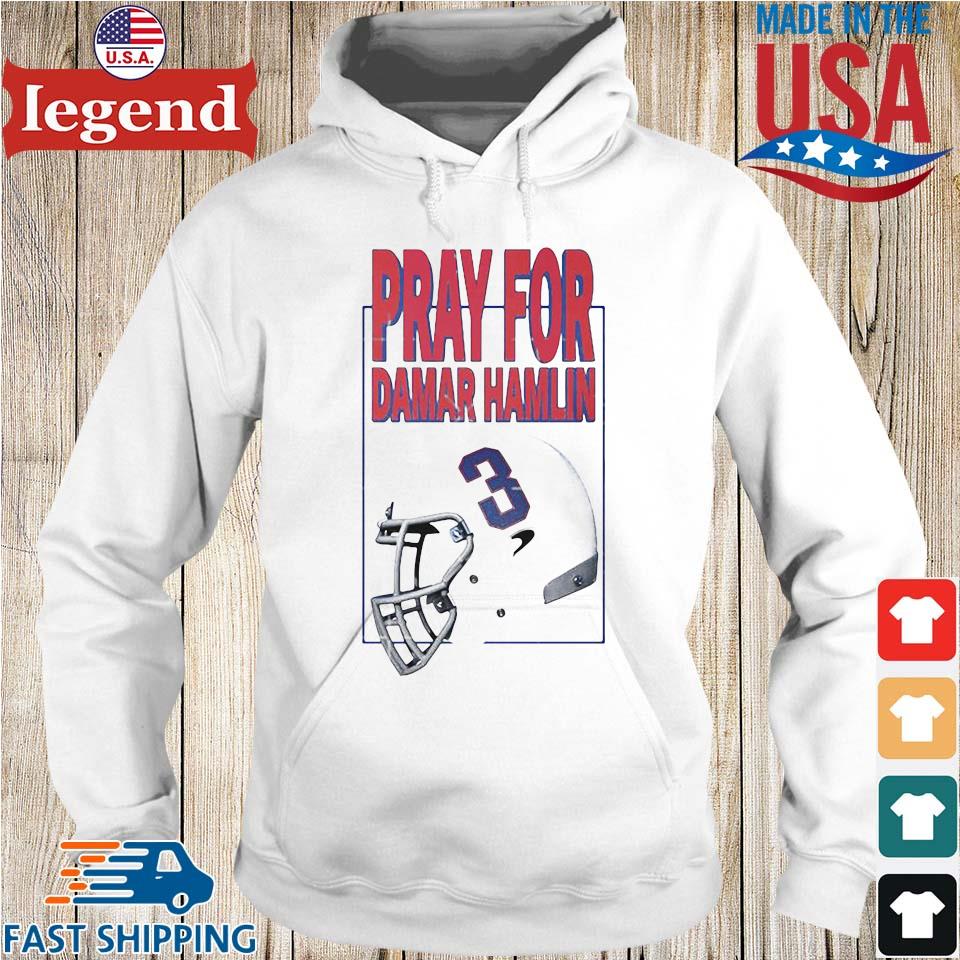 Damar Hamlin love for 3 pray for Damar Hamlin t-shirt, hoodie