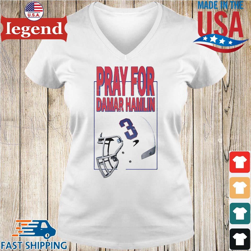 Damar Hamlin love for 3 pray for Damar Hamlin t-shirt, hoodie, sweater,  long sleeve and tank top