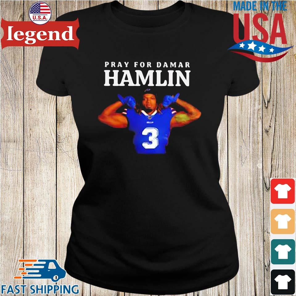 Damar 3 Praying for Damar Hamlin Shirt - High-Quality Printed Brand