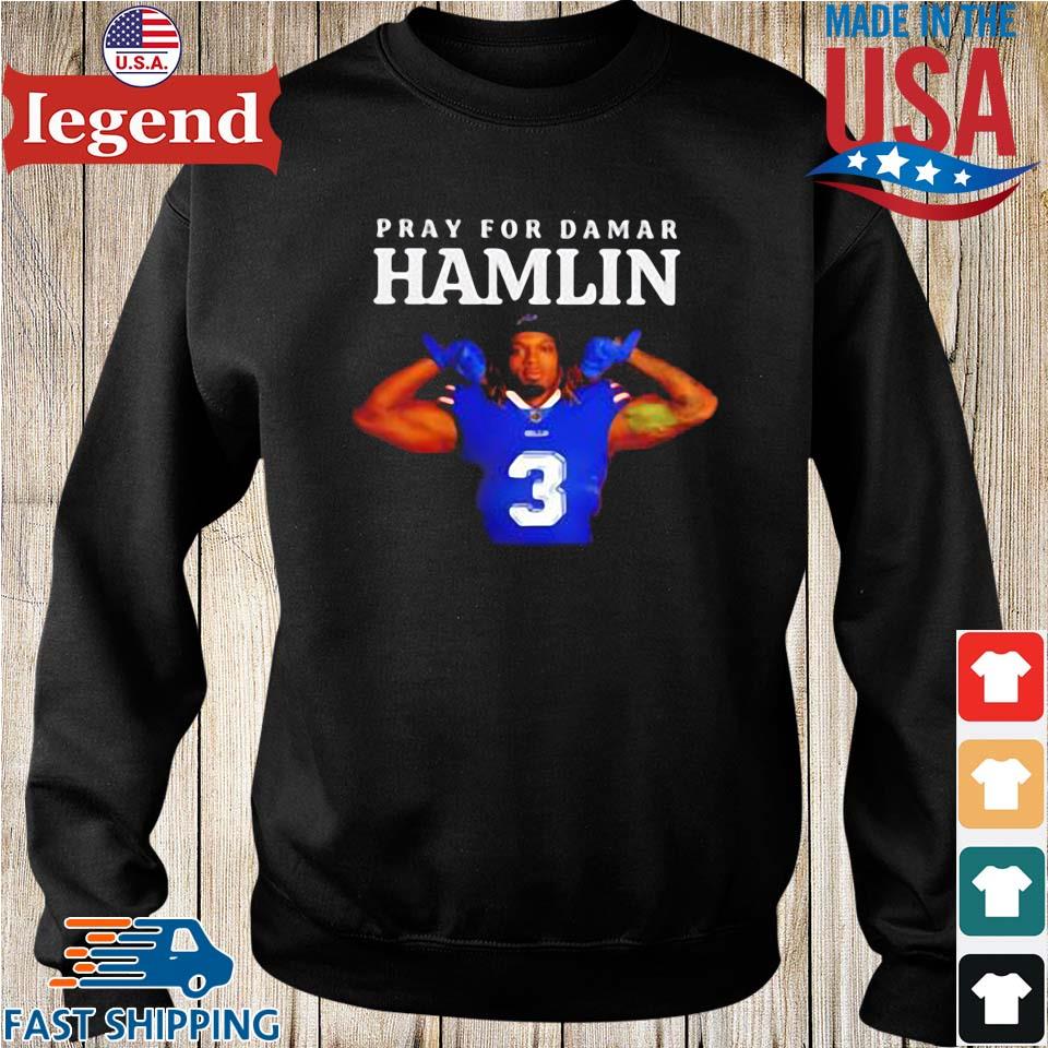 Pray For Damar Hamlin Buffalo Bills Shirt - High-Quality Printed Brand