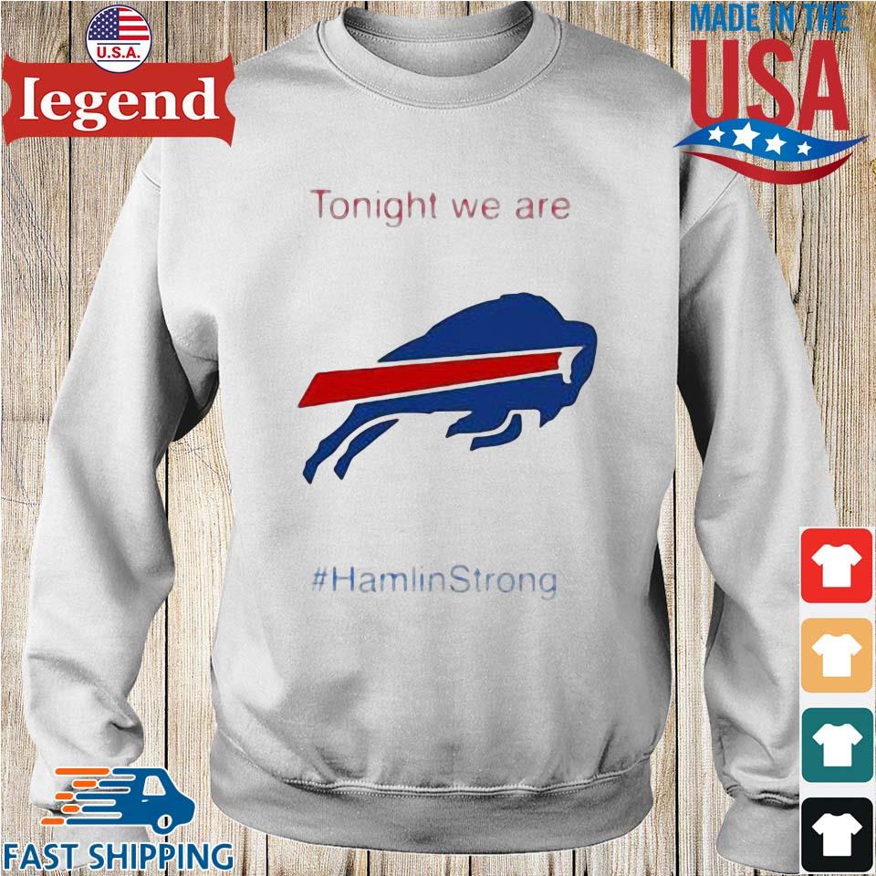 Tonight We Are Strong Damar Hamlin Hamlin Strong T-shirt,Sweater, Hoodie,  And Long Sleeved, Ladies, Tank Top