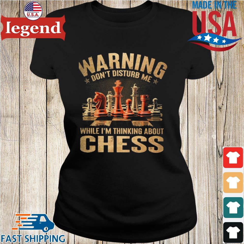 Shirt Women Chess Casual English Manga Red Long