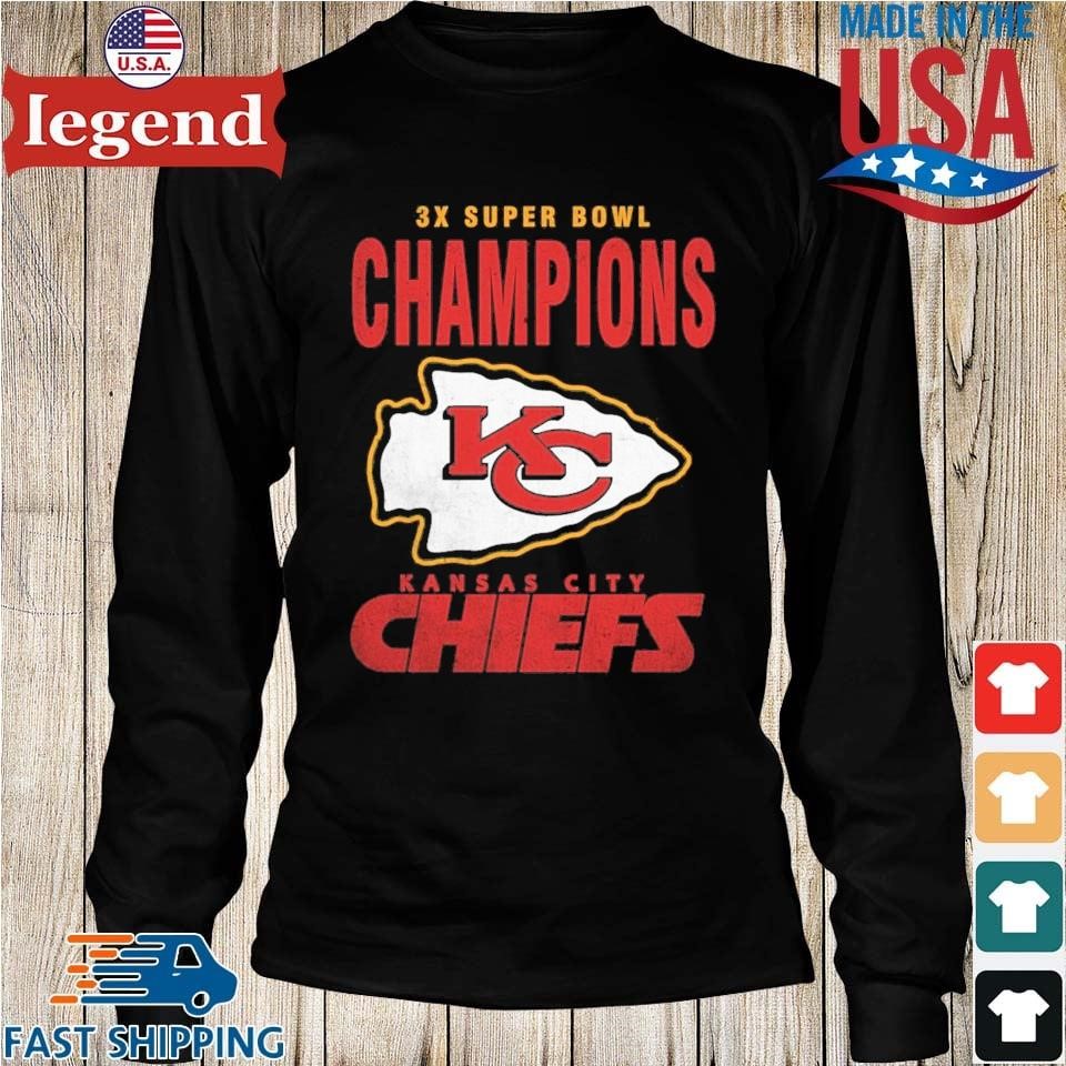 Chiefs 3x Super Bowl Champions Kansas City Chiefs Super Bowl Champion 2023  Custom 3D Hoodie - T-shirts Low Price