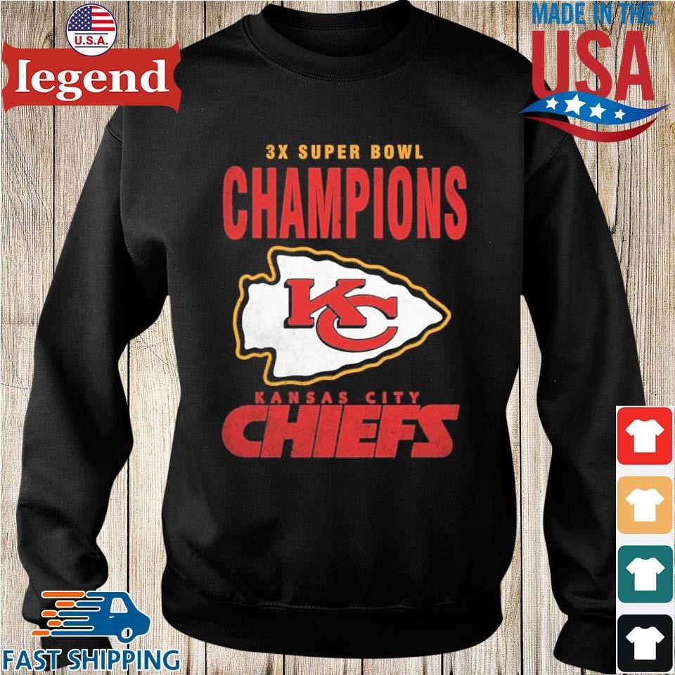 Chiefs 3x Super Bowl Champions Kansas City Chiefs Super Bowl Champion 2023  Custom 3D Hoodie - T-shirts Low Price