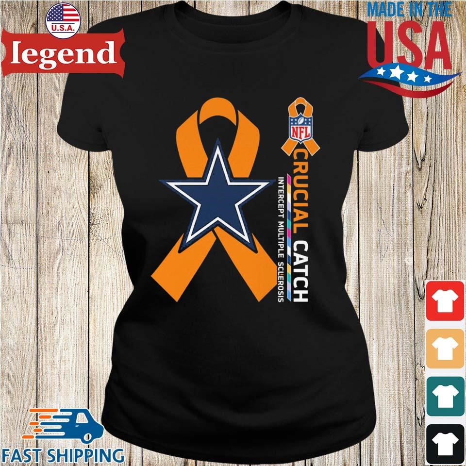 Dallas Cowboys Crucial Catch Intercept Multiple Sclerosis shirt