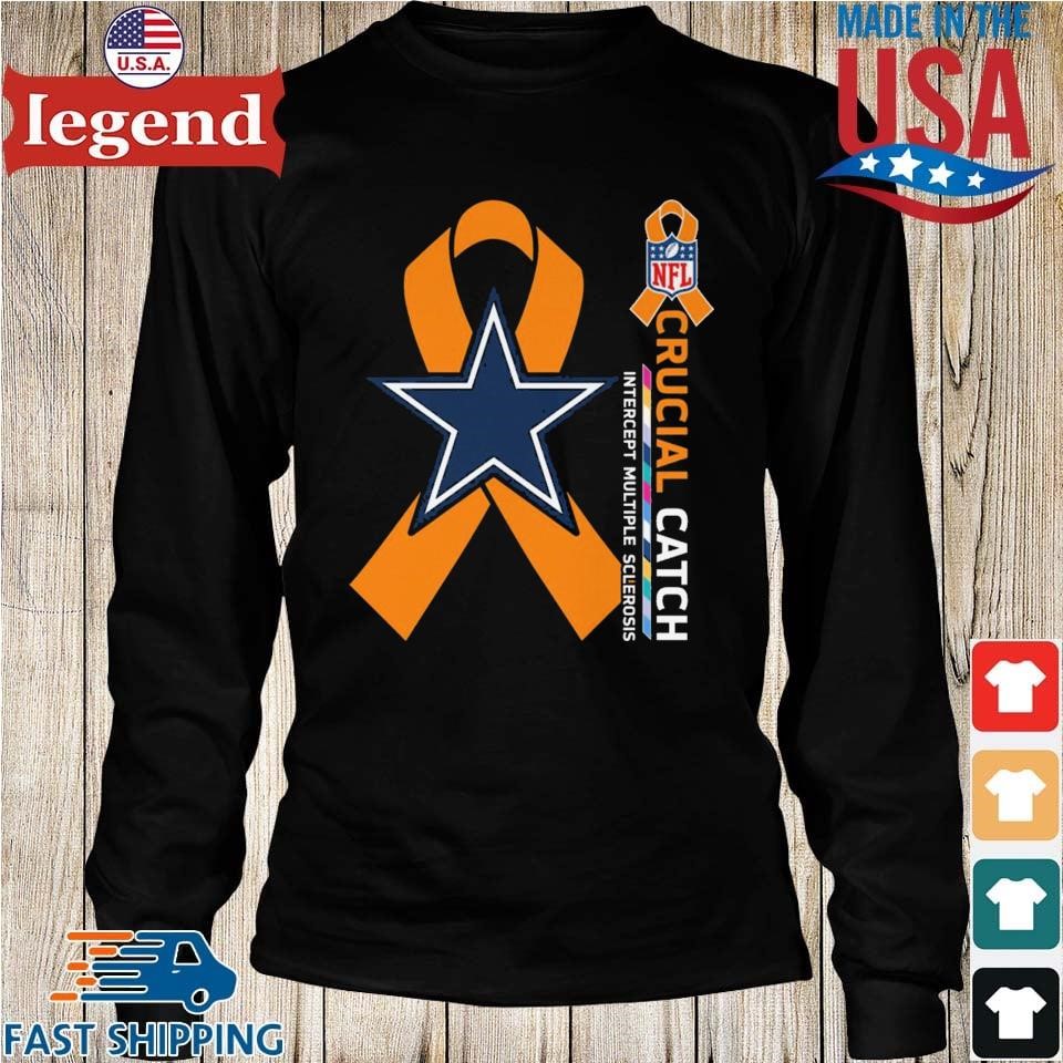 Dallas Cowboys Crucial Catch Intercept Multiple Sclerosis shirt