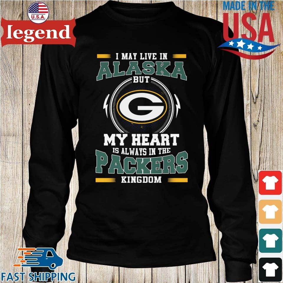 Green Bay Packer Shirt Packers Heart - High-Quality Printed Brand