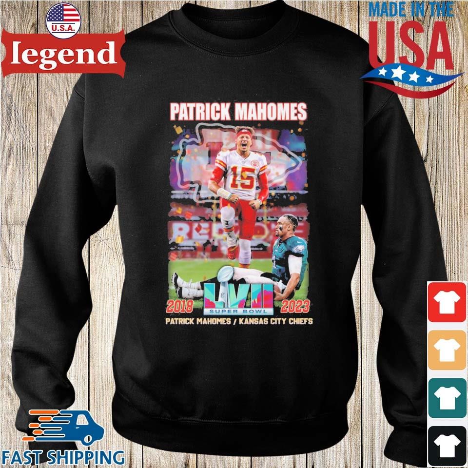 Kansas City Chiefs Patrick Mahomes 2018-2023 Super Bowl shirt in 2023